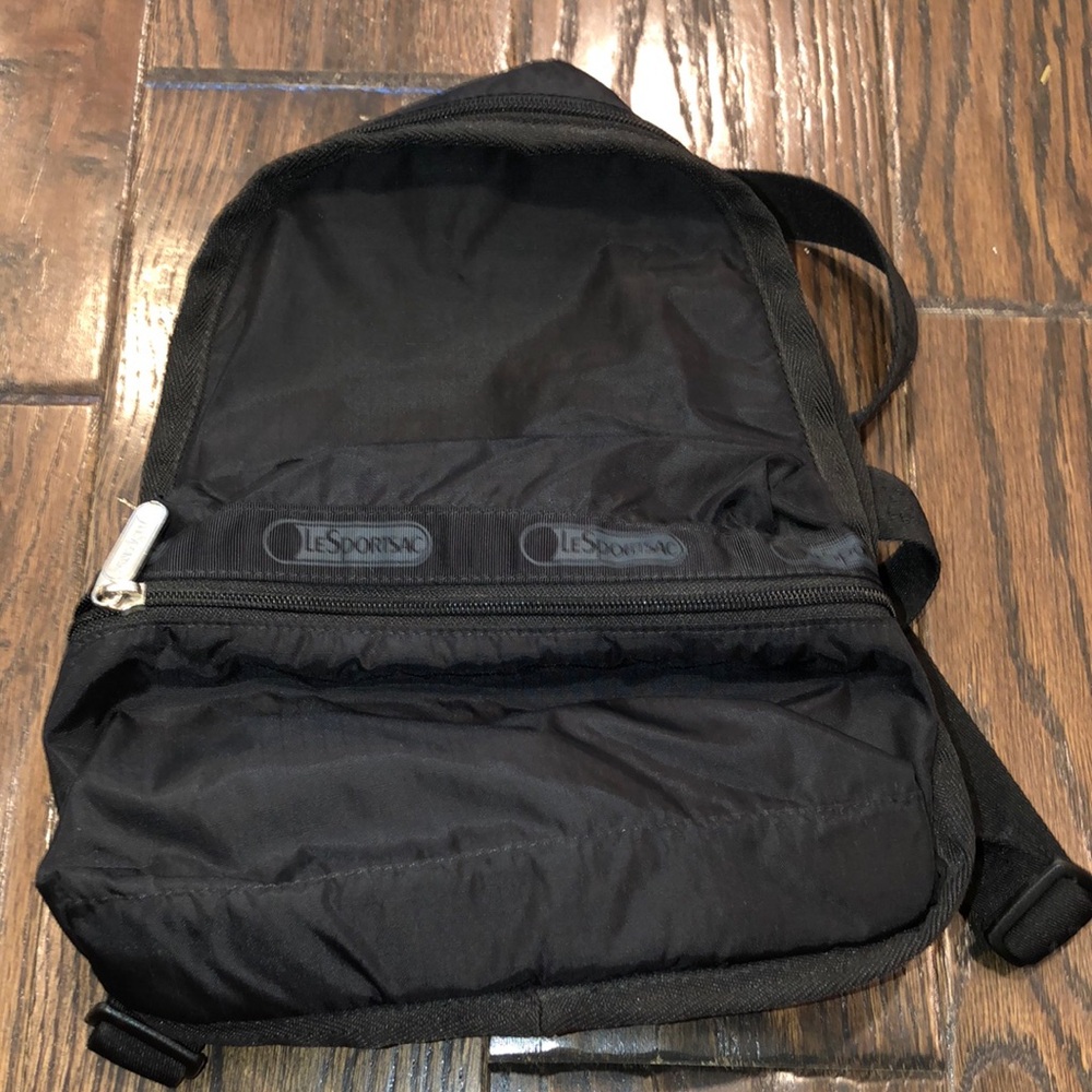 Le sport sac black small backpack